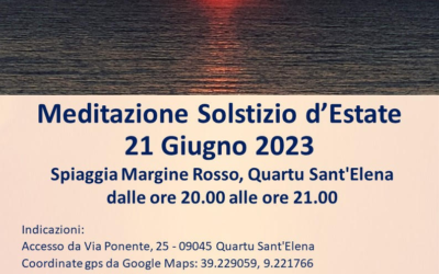 Cagliari “Meditazione Solstizio d’Estate”  21 giugno 2023 ore 20:00